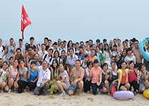 2014团队海湾戏水